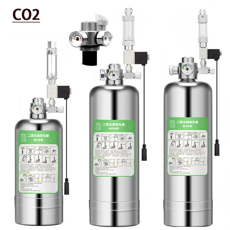 Aquarium Plant No Co2 - Aquarium CO2 Generator system Kit Stainless