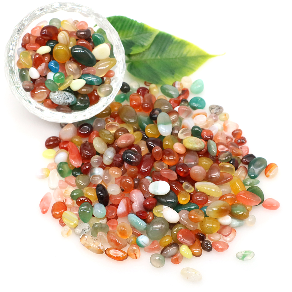Planted Aquarium Supplies - Natural Stone Tumbled Agate Gravel Crystals