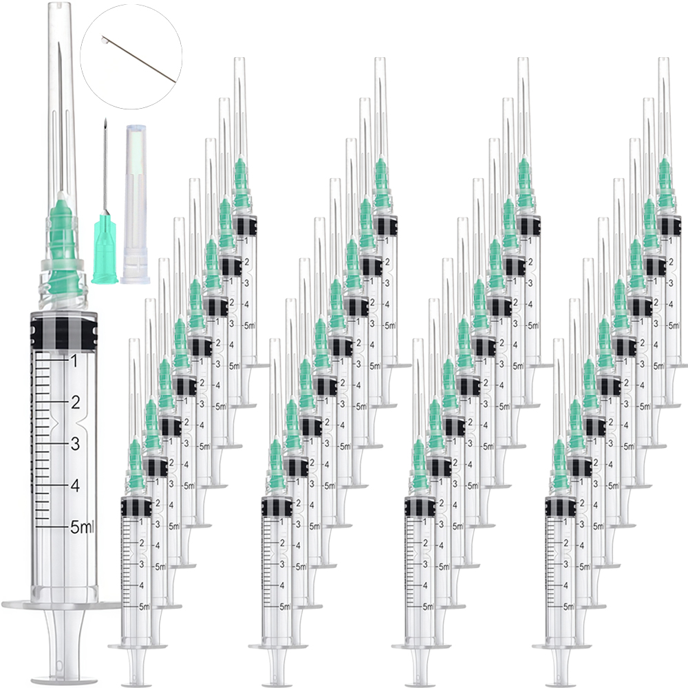 Planted Aquarium Supplies - 50 Pieces of 5ml Luer-Lock Syringes,