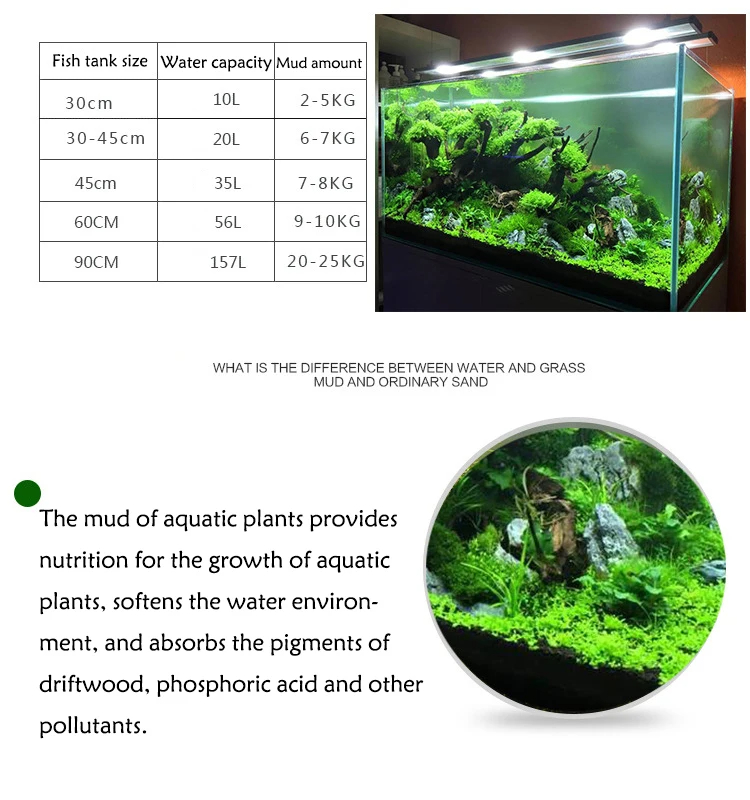 Fish Tank Water Grass Mud Plan - Aquarium Plant Root Tabs avis et prix