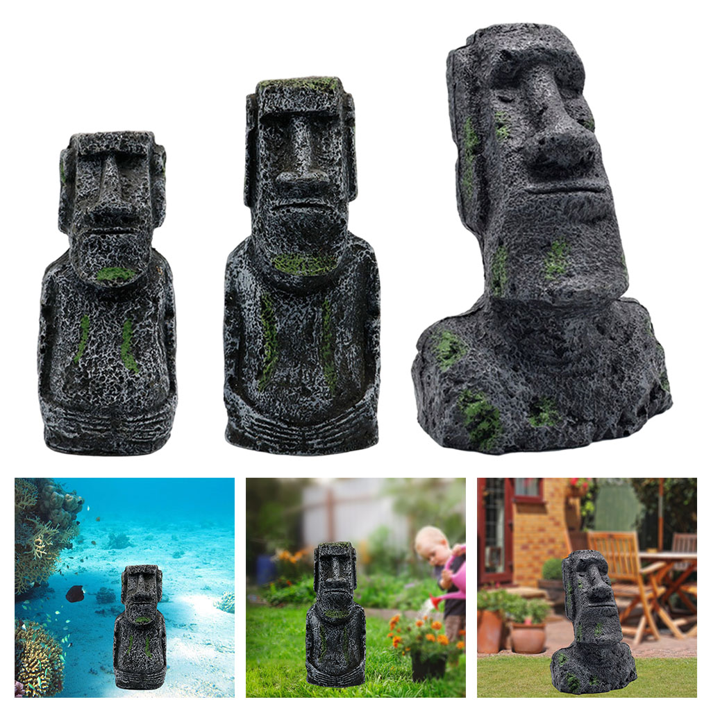 Aquarium Moai Statues Easter I - Aquarium Planting Ideas avis et prix