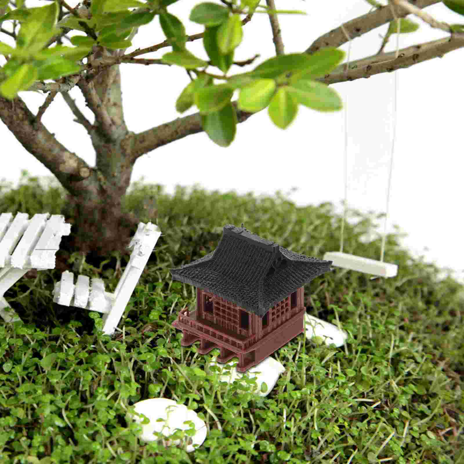 Pavilion Statue Outdoor Pagoda - Aquarium Planting Ideas avis et prix