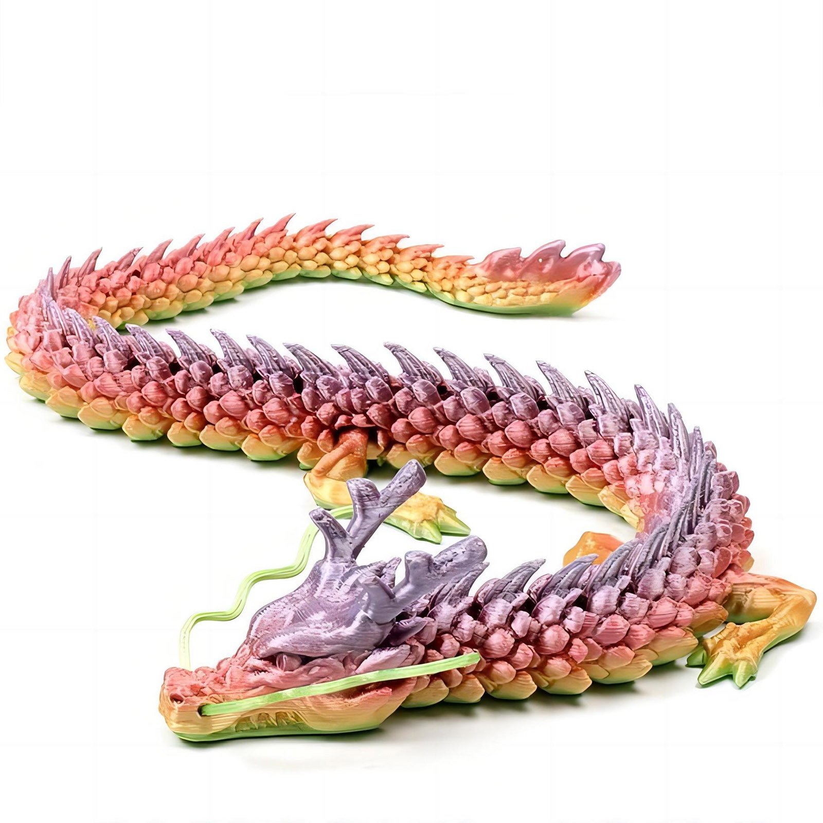 3D Printed Conjoined Dragon Or - Aquarium Plant Nursery avis et prix