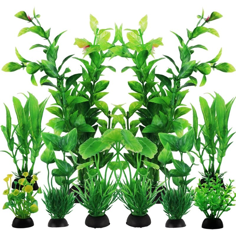 10Pcs/set Artificial Aquarium  - Aquarium Plant Vine avis et prix
