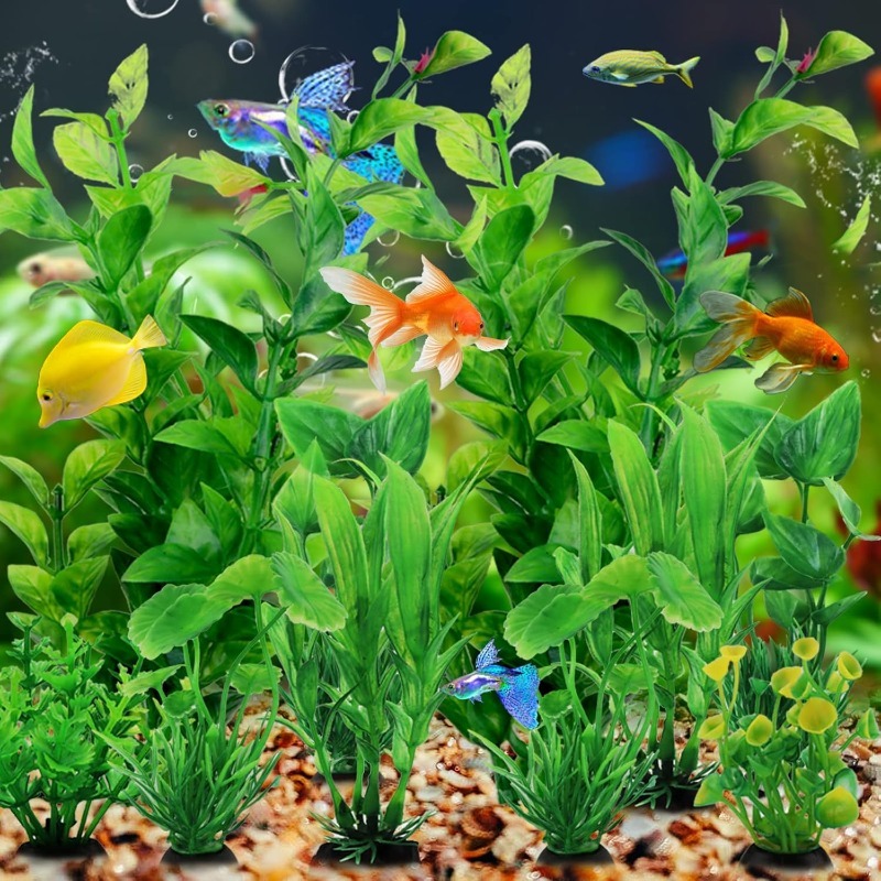 10Pcs/set Artificial Aquarium  - Aquarium Plant Vine avis et prix