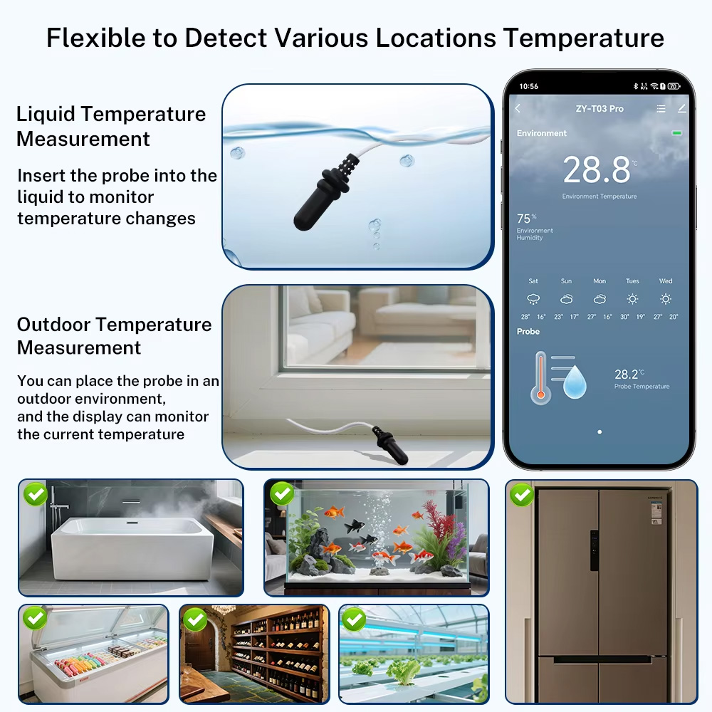 Tuya Zigbee WiFi Temp Humidity - Planted Aquarium Temperature avis et prix