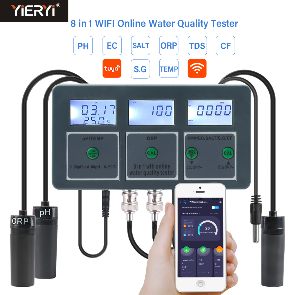 WiFi Tuya Smart PH Meter Data  - Planted Aquarium Test Kit avis et prix