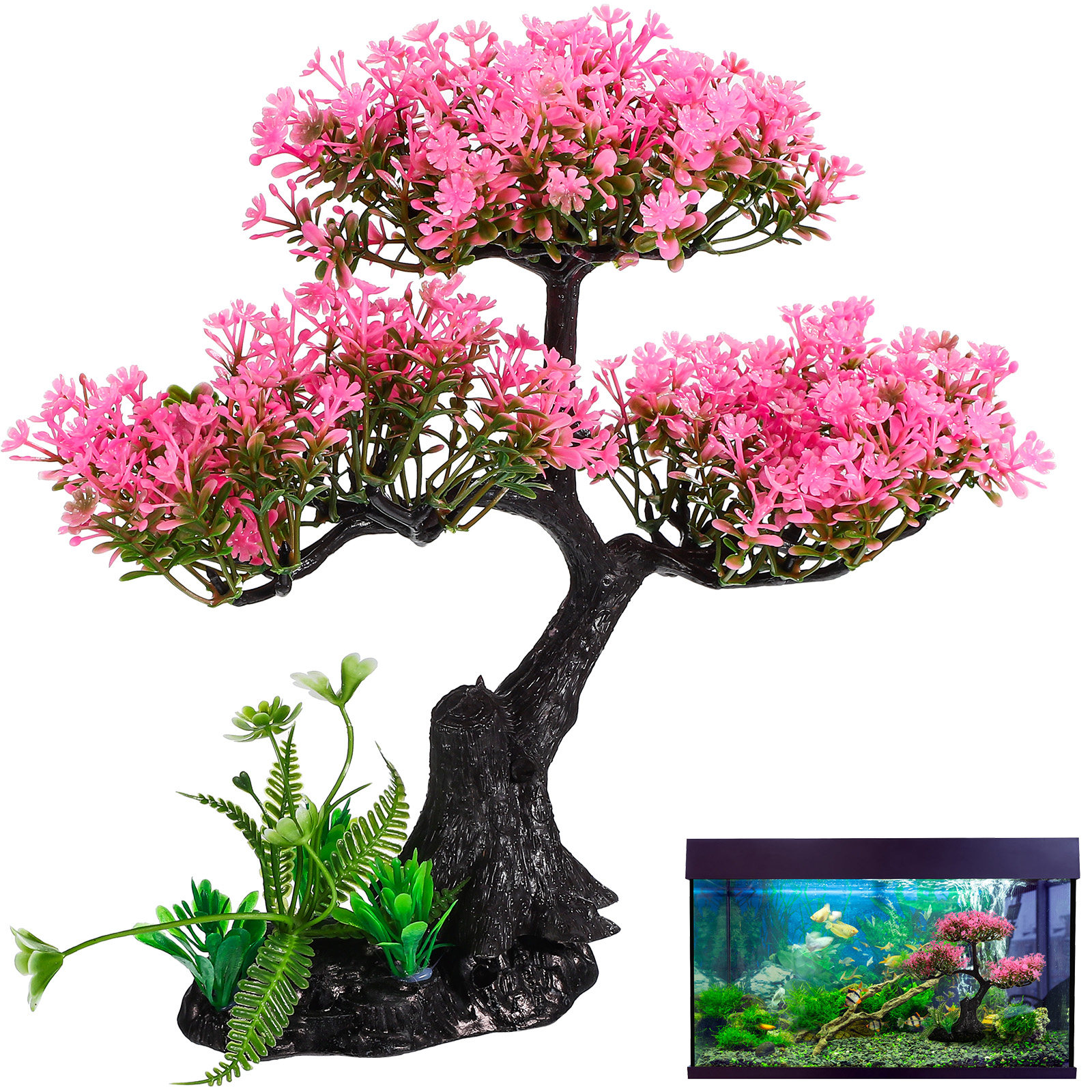 Artificial Plants Indoor Aquar - Aquarium Plant Roots avis et prix