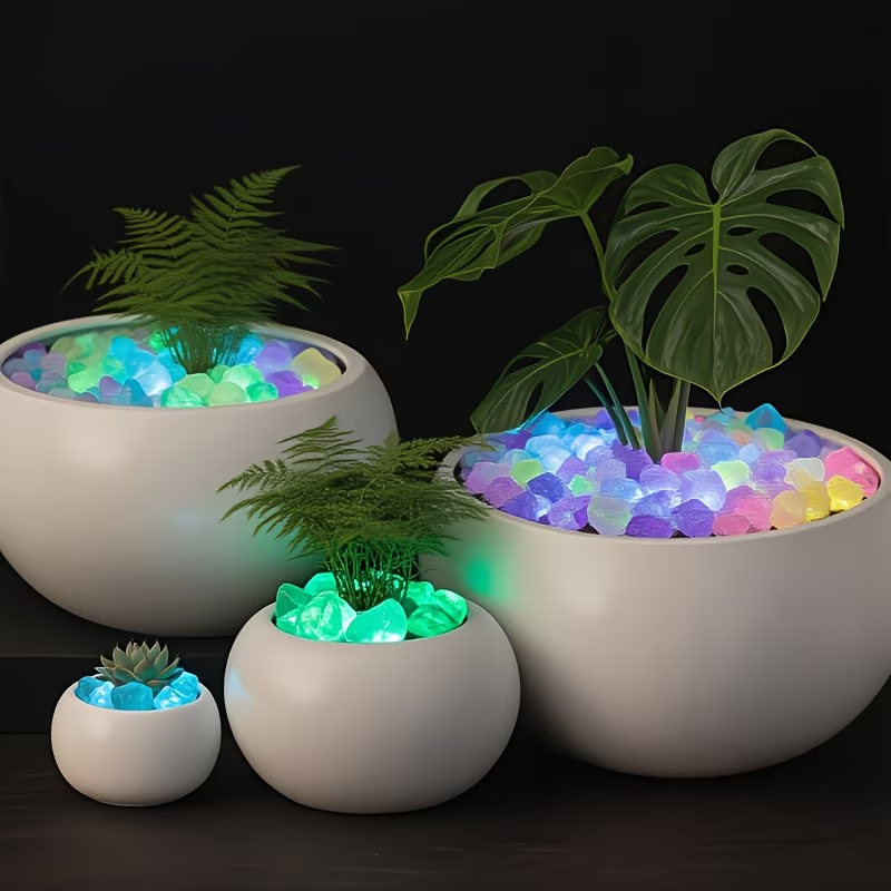 300PCS Luminous Pebble Set,0.9 - Planted Aquarium Supplies avis et prix