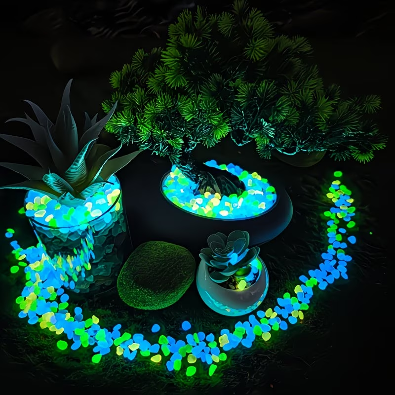 300PCS Luminous Pebble Set,0.9 - Planted Aquarium Supplies avis et prix