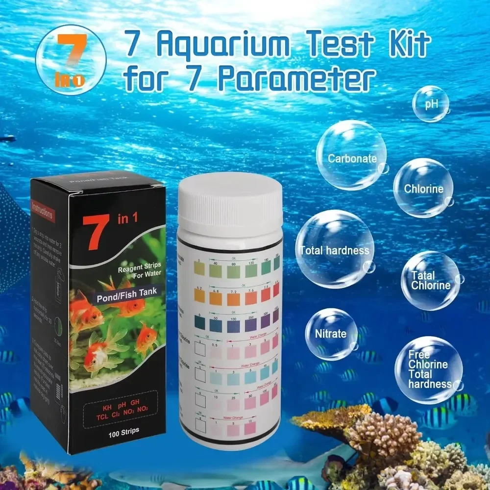 Aquarium Test Strip  Freshwate - Planted Aquarium Test Kit avis et prix