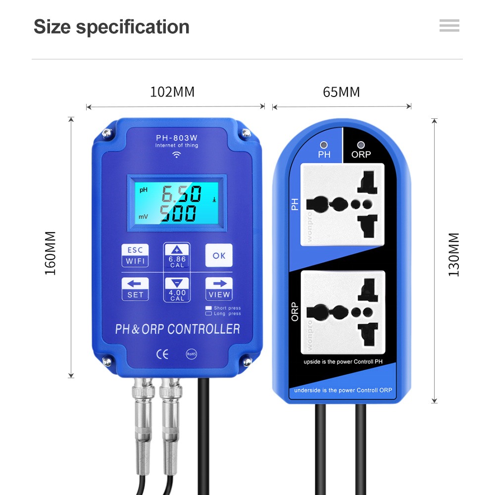 2 In 1 PH ORP Controller PH-80 - Planted Aquarium Test Kit avis et prix