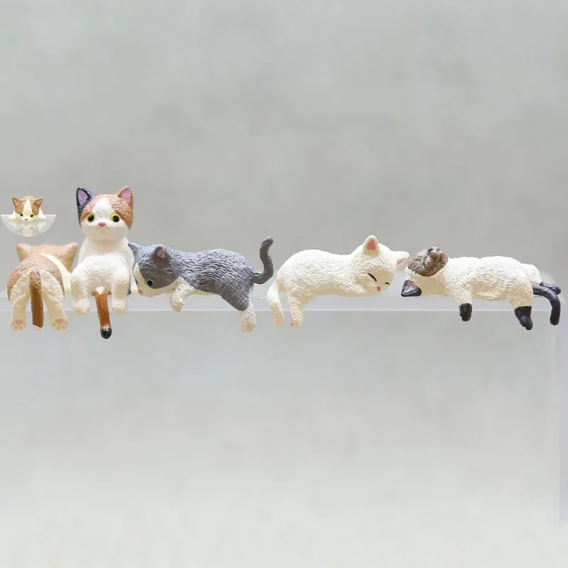 Cute Cartoon Cat Decor PVC Hom - Aquarium Planting Ideas avis et prix