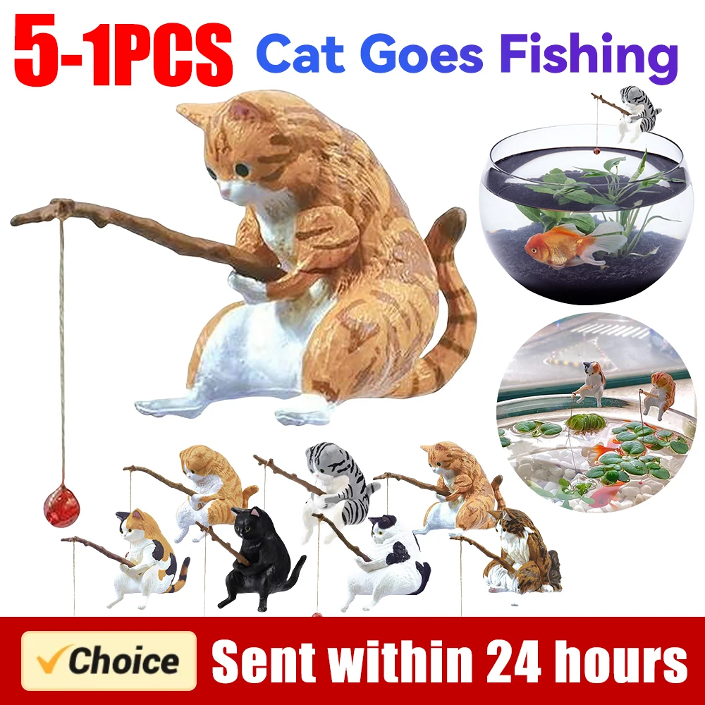 1-5PCS Fishing Cat Aquariums D - Aquarium Planting Ideas avis et prix