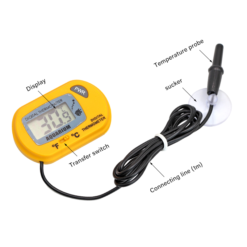 Fish Tank Thermometer LCD Digi - Planted Aquarium Temperature avis et prix