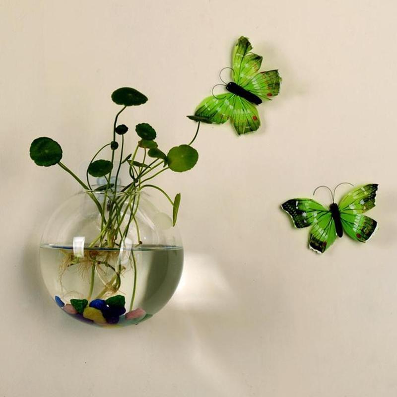 Creative Wall Mounted Glass Va - Aquarium Plant Vine avis et prix