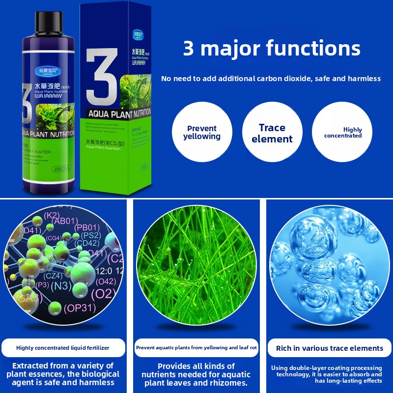 WAJABABY Liquid Aquarium Plant - Aquarium Plant Liquid Fertilizer avis et prix