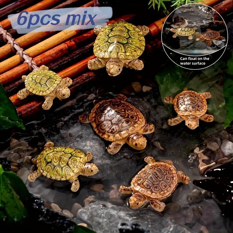 6 mini turtle statues for aqua - Aquarium Planting Ideas avis et prix