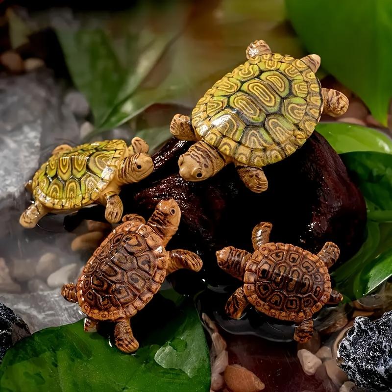 6 mini turtle statues for aqua - Aquarium Planting Ideas avis et prix