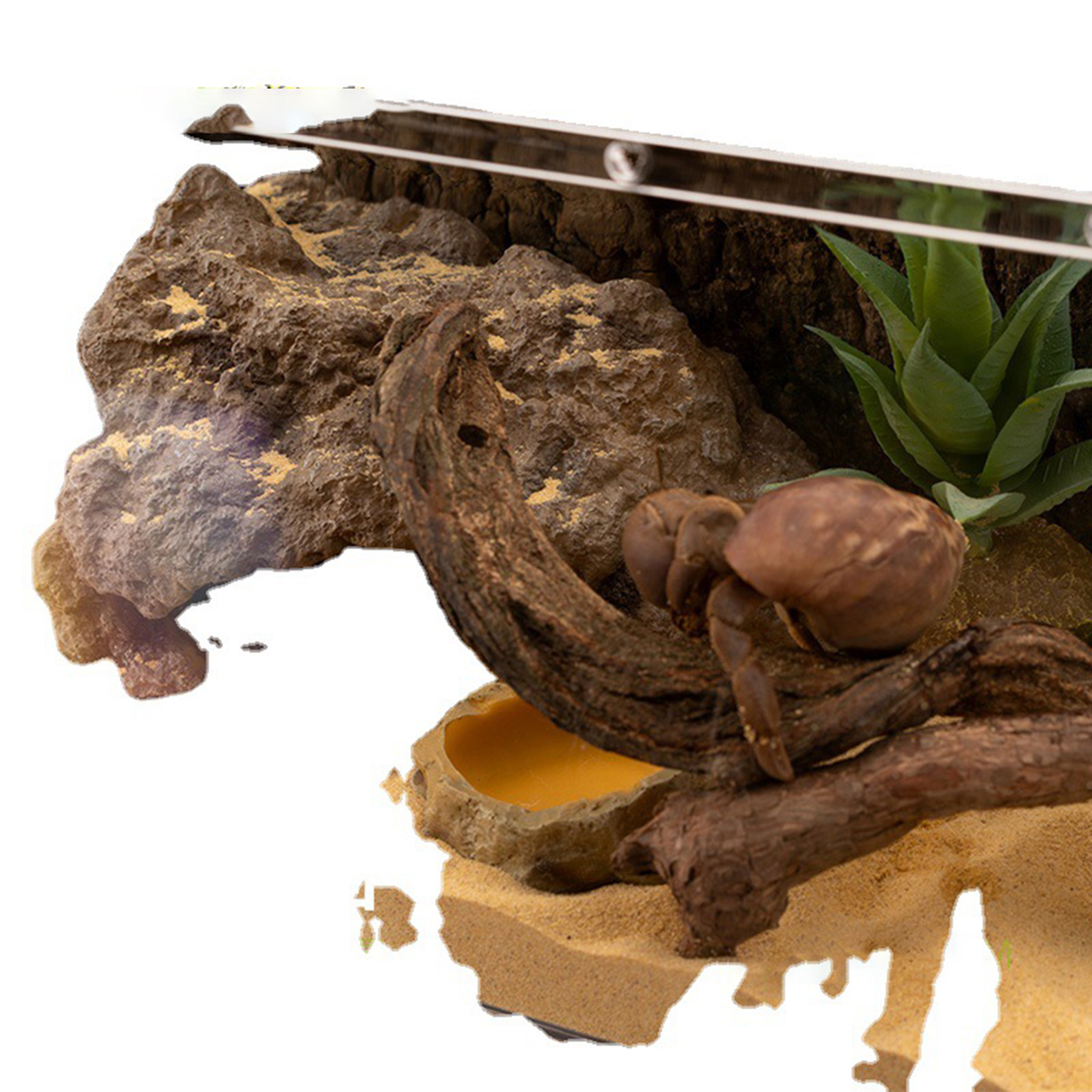 Resin Reptile Hide Cave Artifi - Aquarium Planting Ideas avis et prix