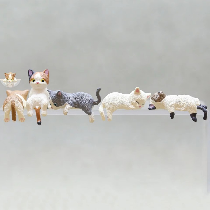 1Pc Cute Cartoon Cat PVC Home  - Aquarium Planting Ideas avis et prix