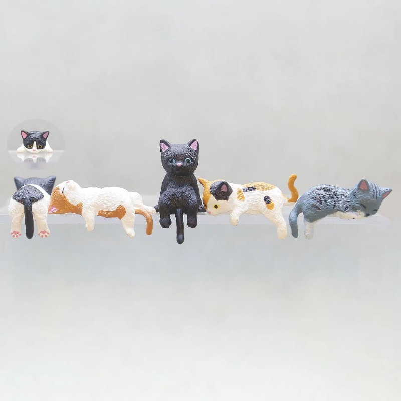 1Pc Cute Cartoon Cat PVC Home  - Aquarium Planting Ideas avis et prix