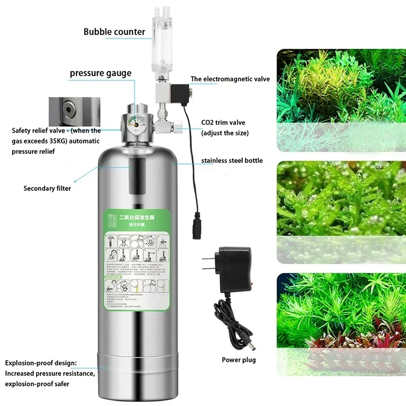 Aquarium CO2 Generator 2L DIY  - Aquarium Plant Nursery avis et prix