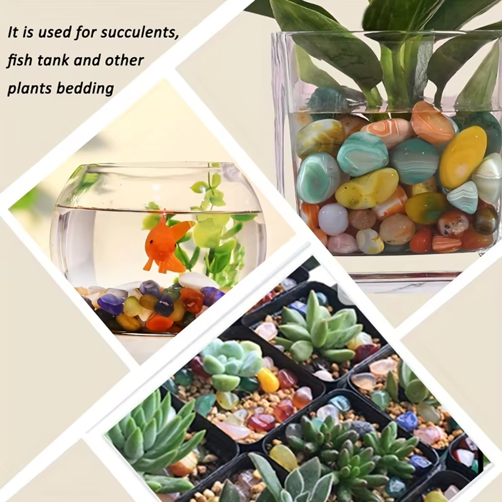 Natural Stone Tumbled Agate Gr - Planted Aquarium Supplies avis et prix