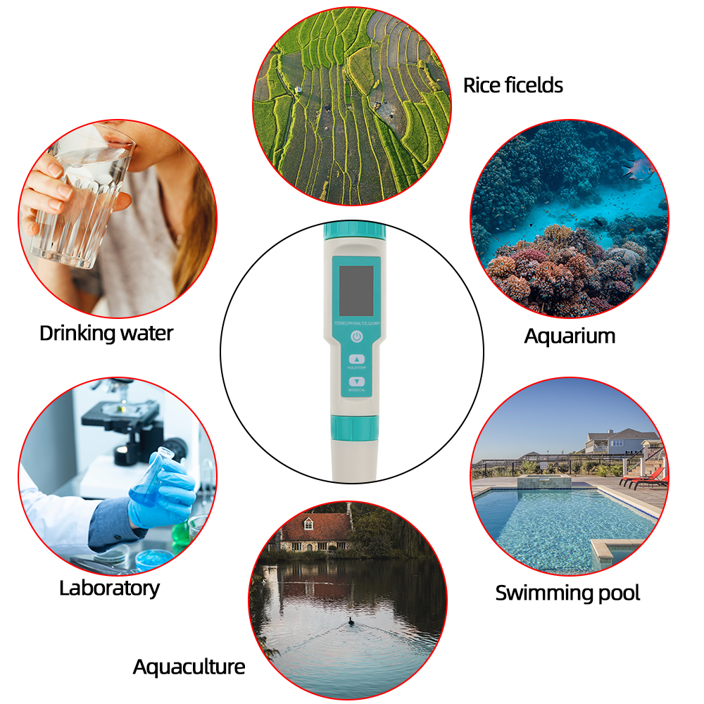 New 7 in 1 Digital Salinity Te - Planted Aquarium Test Kit avis et prix