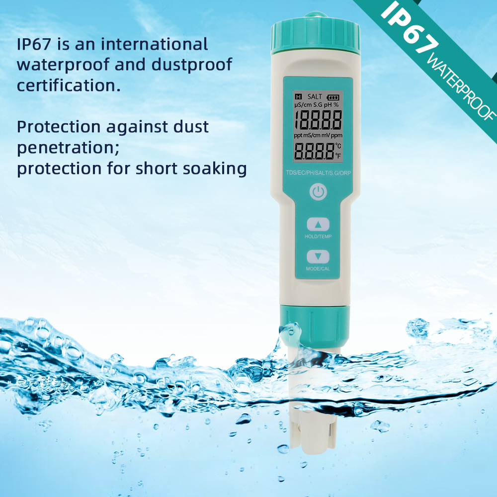New 7 in 1 Digital Salinity Te - Planted Aquarium Test Kit avis et prix