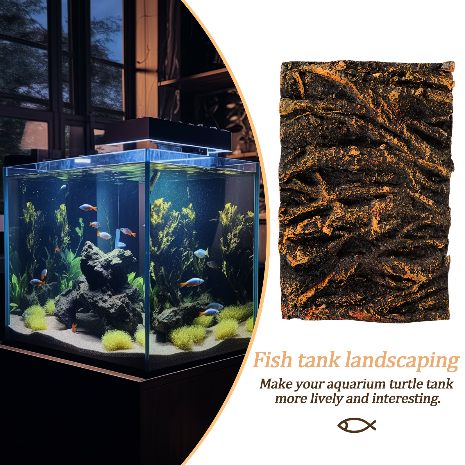 3D Tree Root PU Aquarium Backg - Aquarium Plant Roots avis et prix