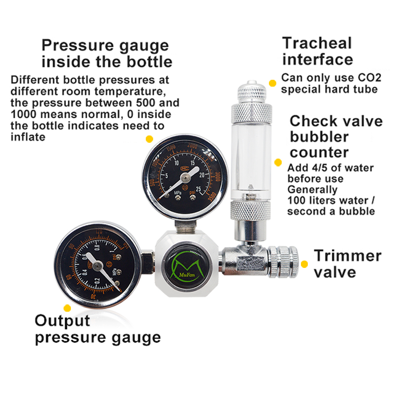 Aquarium CO2 Regulator Magneti - Aquarium Plant No Co2 avis et prix
