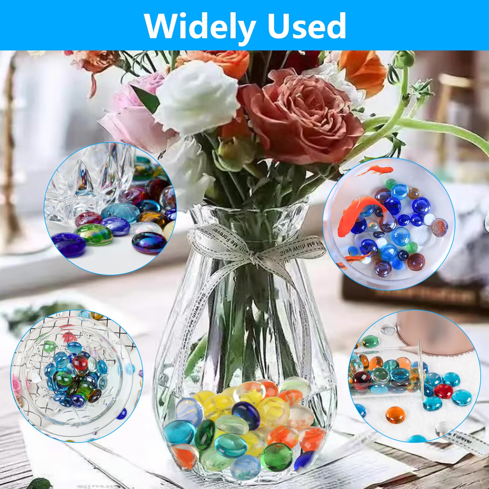 880g (200pcs) Colored Glass Pe - Planted Aquarium Supplies avis et prix