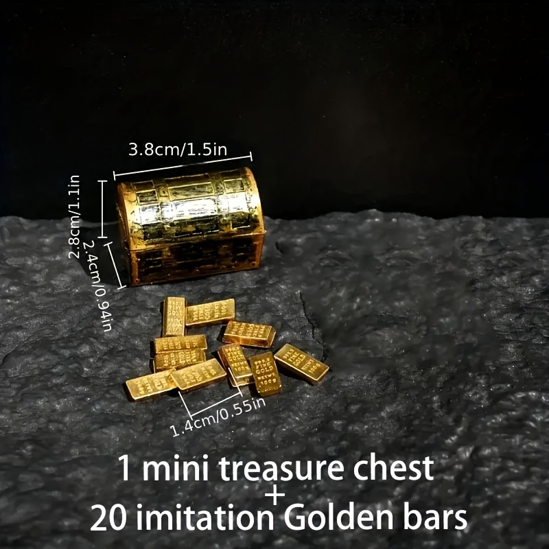 Retro Mini Pirate Treasure Che - Planted Aquarium Photos avis et prix
