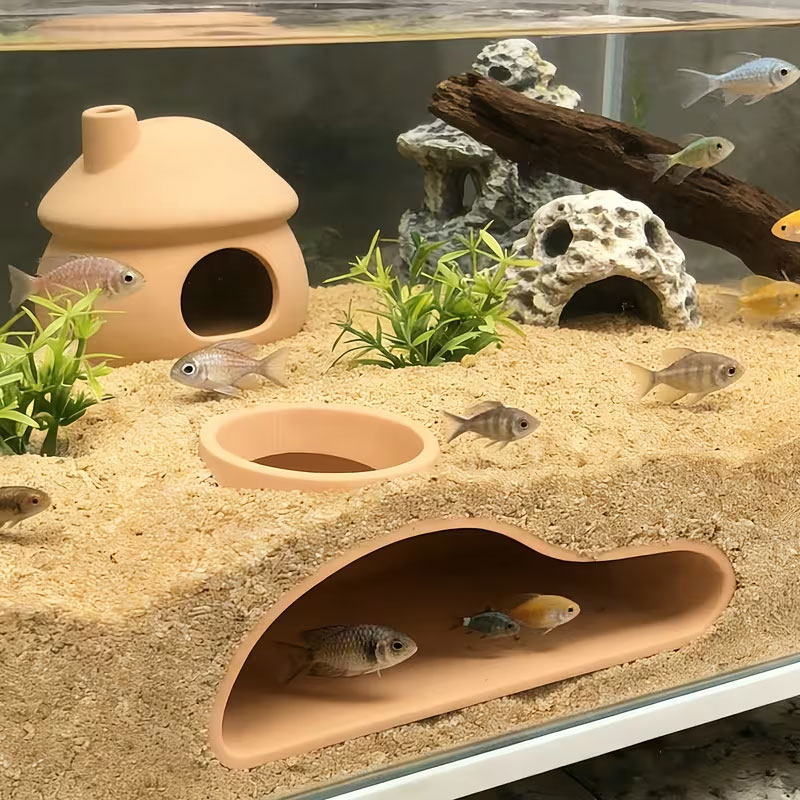 Apcarium Fish Tunnel Hideout | - Aquarium Plant Roots avis et prix