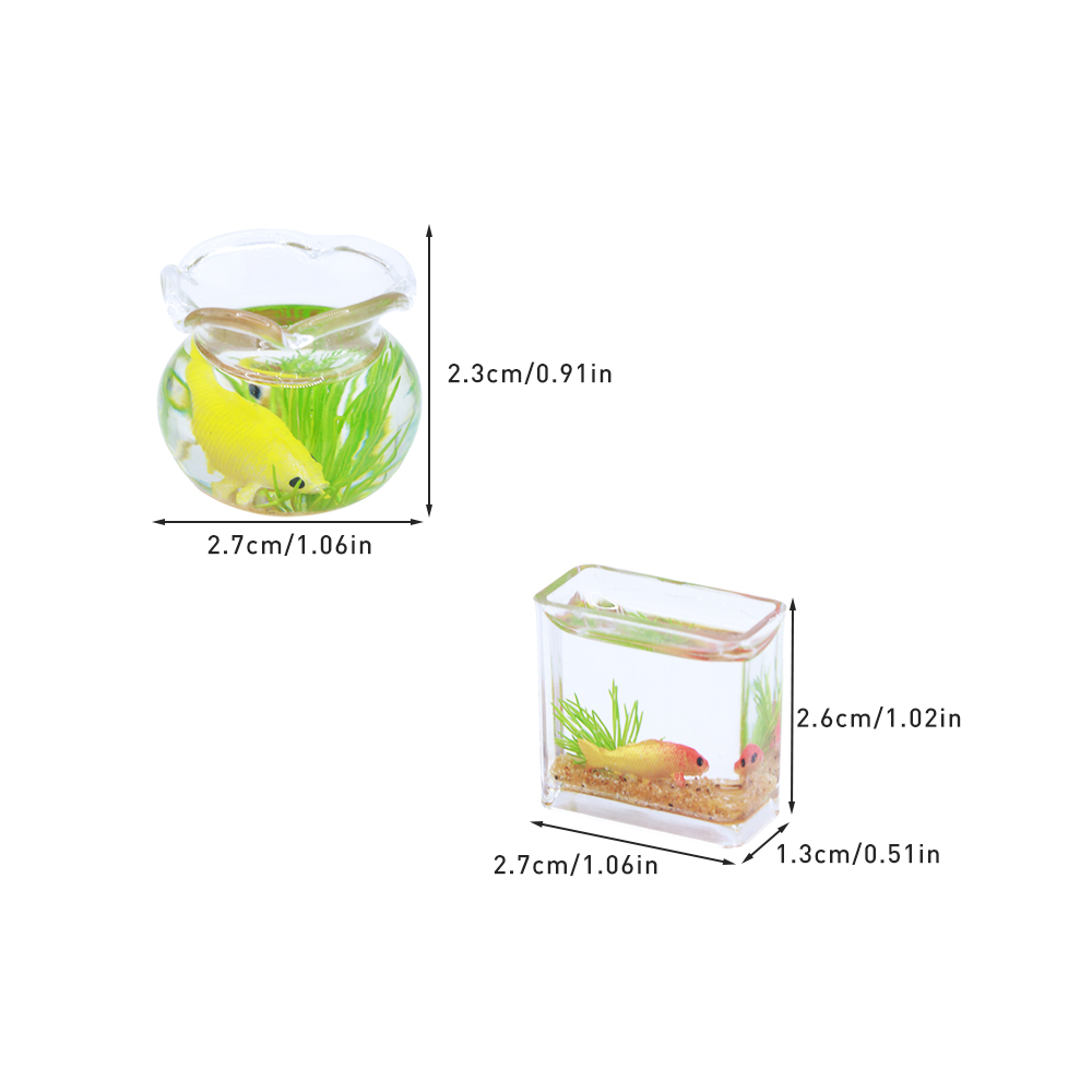 1Pc 1:12 Mini DollHouse Simula - Planted Aquarium Photos avis et prix