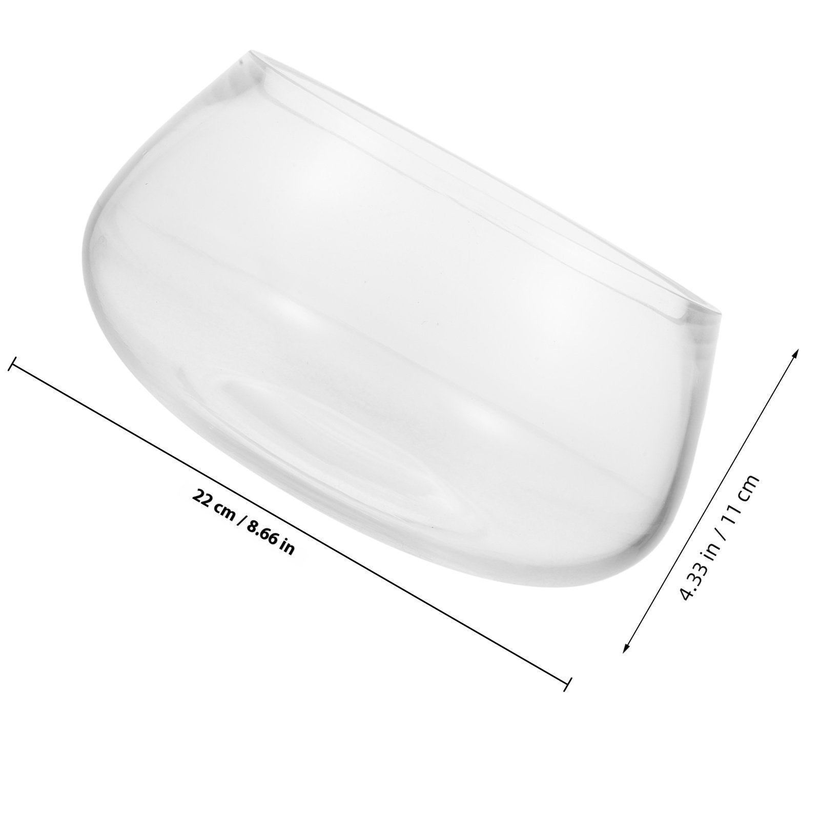 Round Mini Aquarium Transparen - Aquarium Planted Shop avis et prix