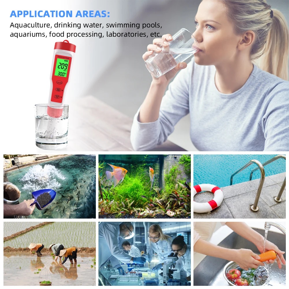 4 IN 1 TDS PH Meter PH/TDS/EC/ - Planted Aquarium Test Kit avis et prix