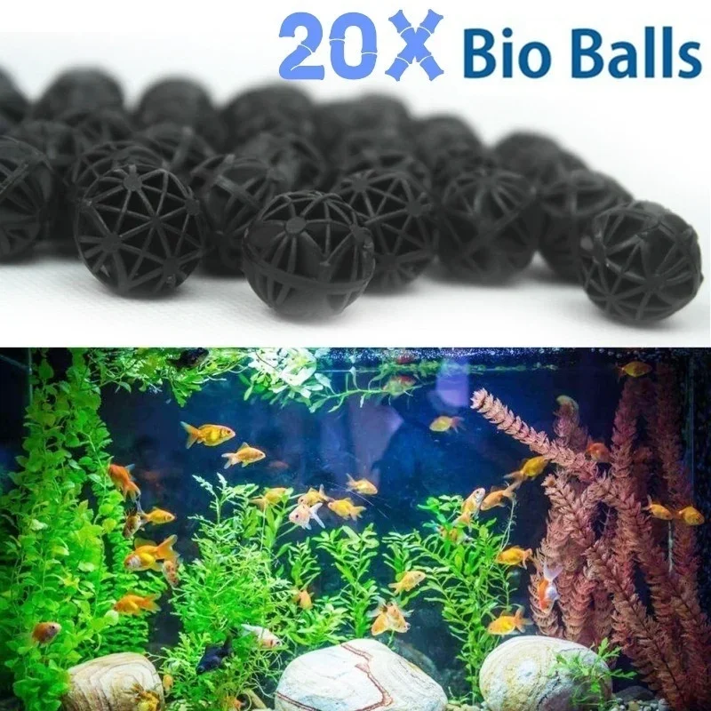 20Pcs 16mm Aquarium Filter Bio - Planted Aquarium Fertilizer avis et prix