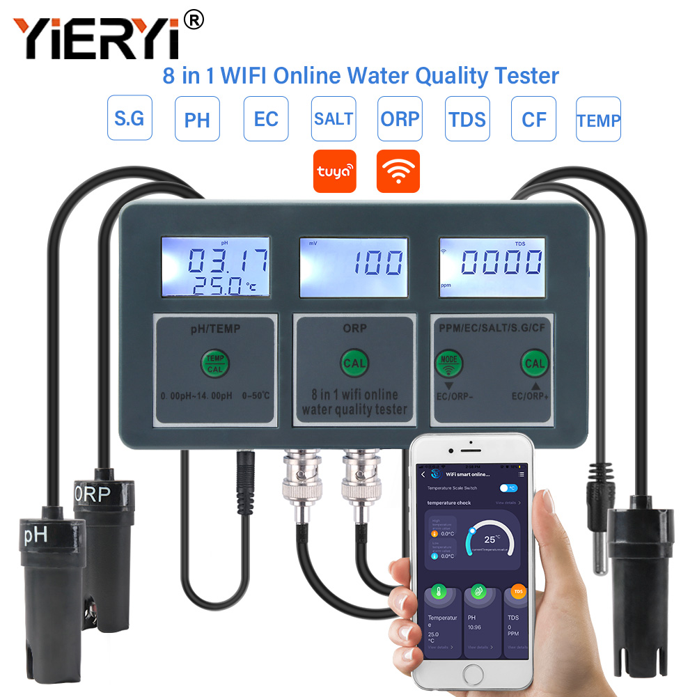 Yieryi WiFi Tuya Smart PH ORP  - Planted Aquarium Test Kit avis et prix