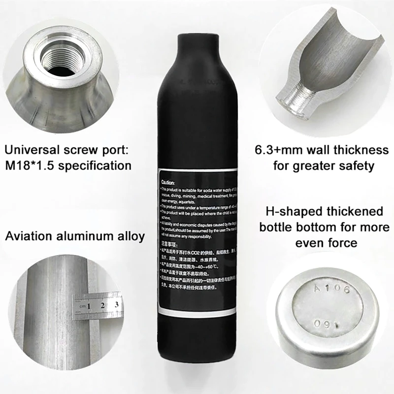 High Pressure Bottle Thread M1 - Planted Aquarium Supplies avis et prix