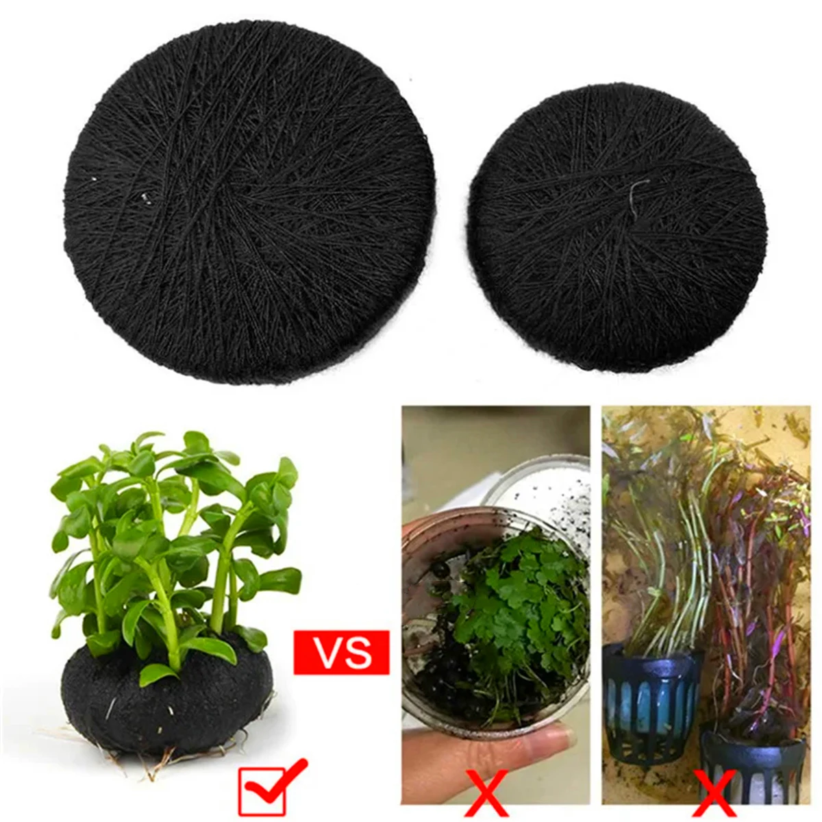 5Pcs Black Fish Tank Water Gra - Aquarium Plant Roots avis et prix