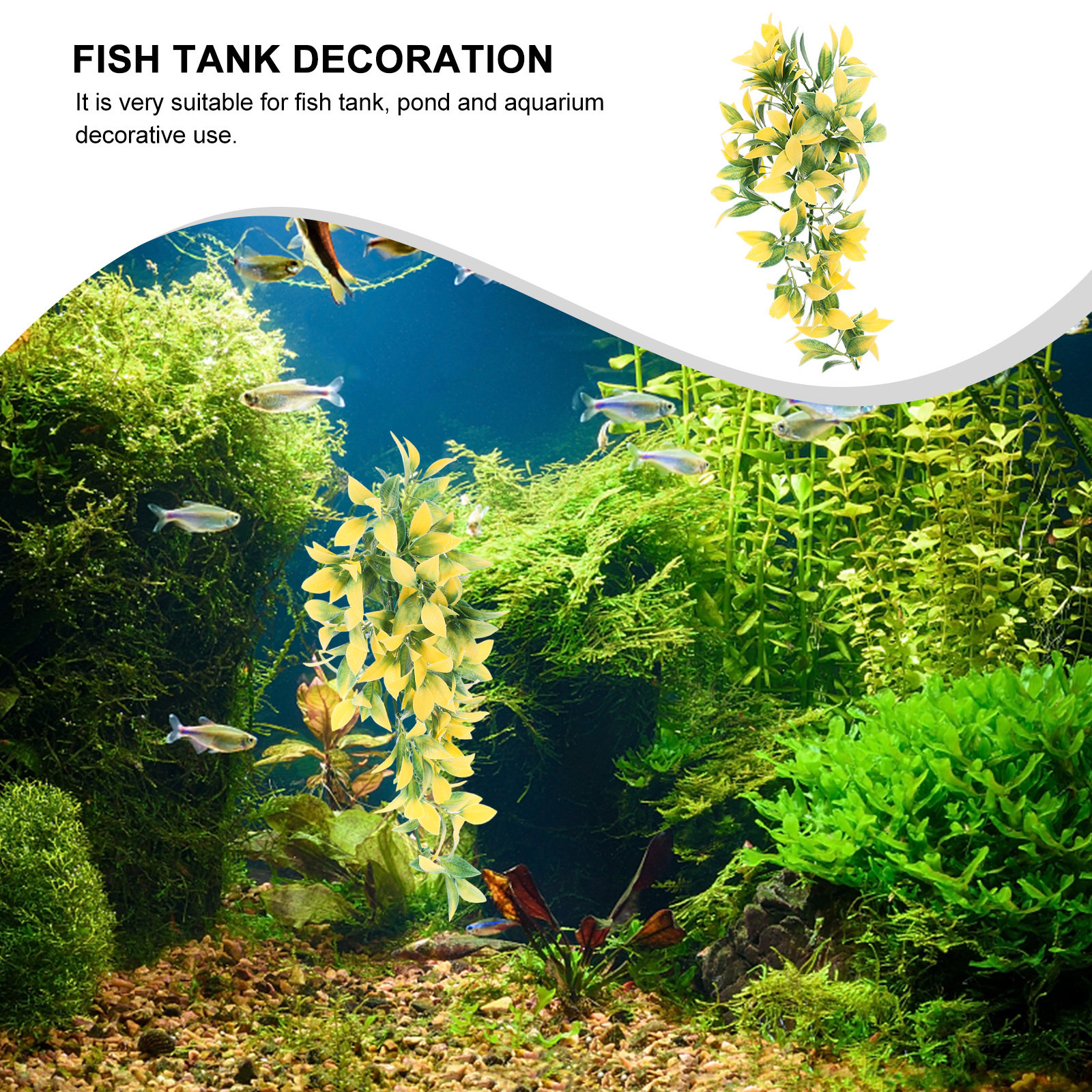 Simulated Vines Decor Artifici - Aquarium Plant Vine avis et prix