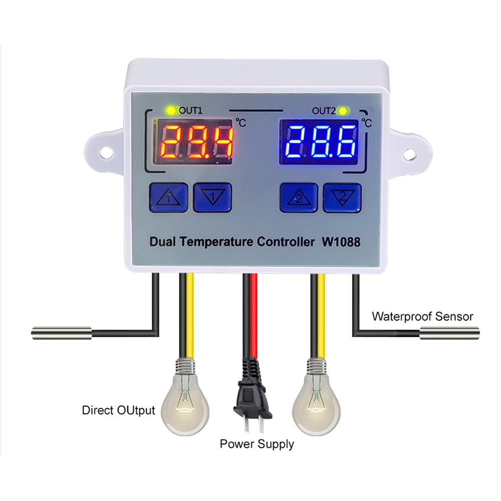 W1088 Dual LED Digital Tempera - Planted Aquarium Temperature avis et prix