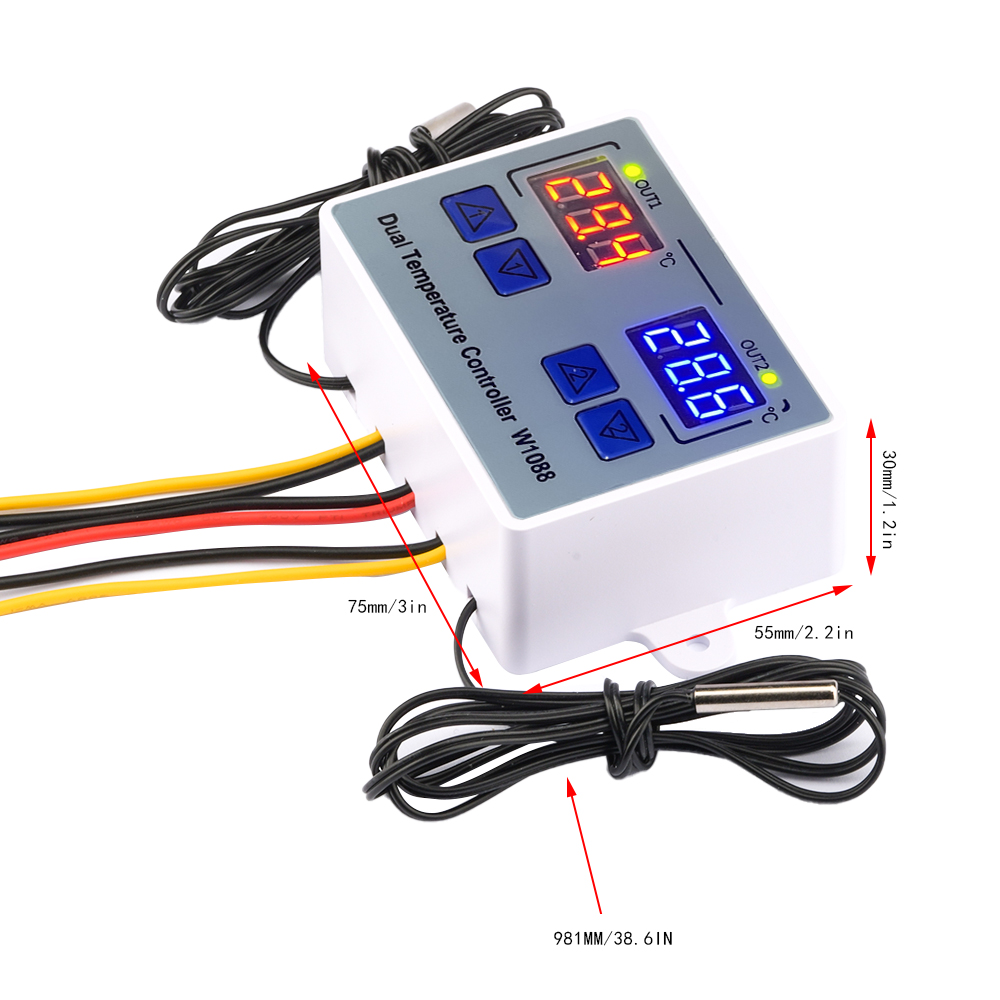 W1088 Dual LED Digital Tempera - Planted Aquarium Temperature avis et prix